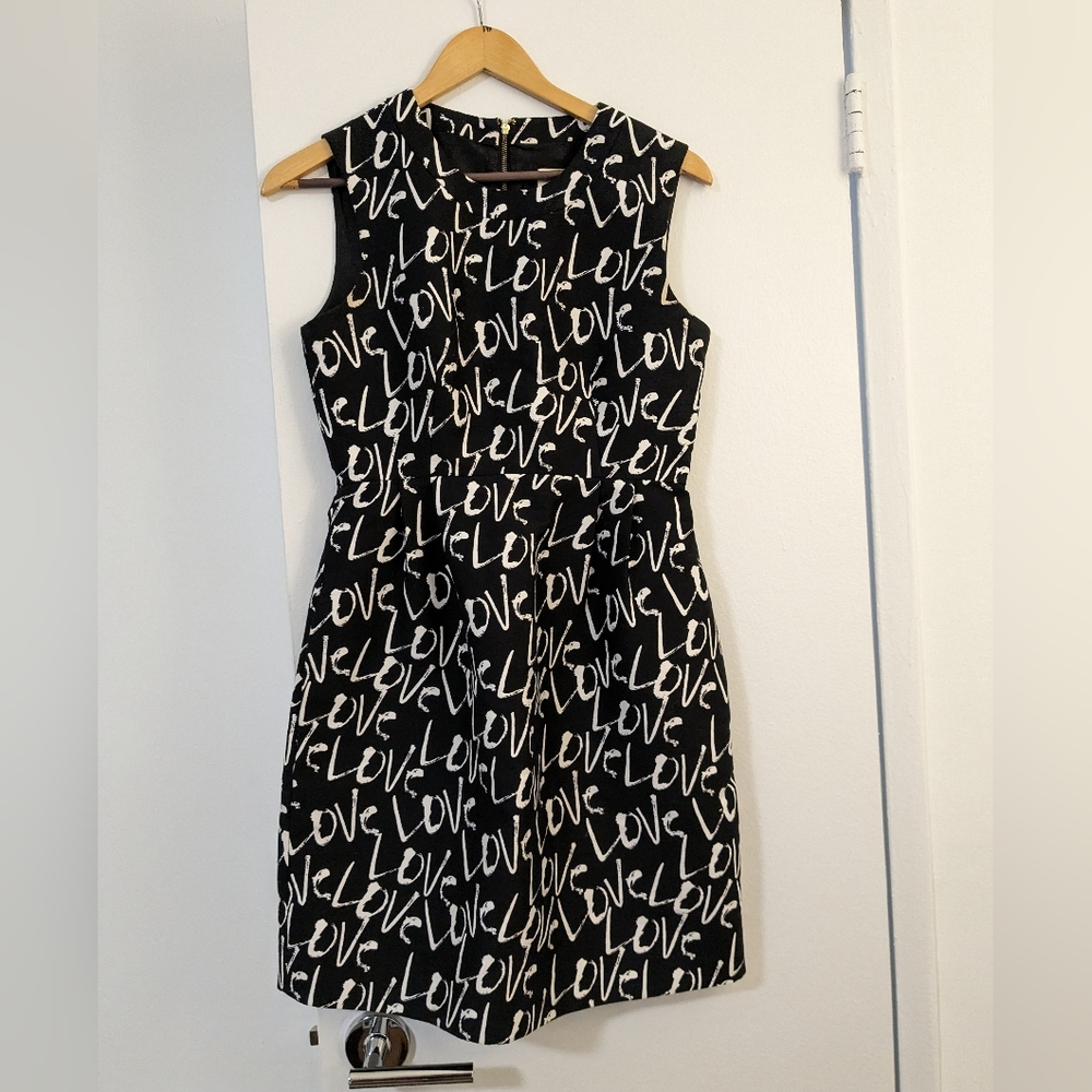 Kate Spade Graphic Print Sheath Mini Dress